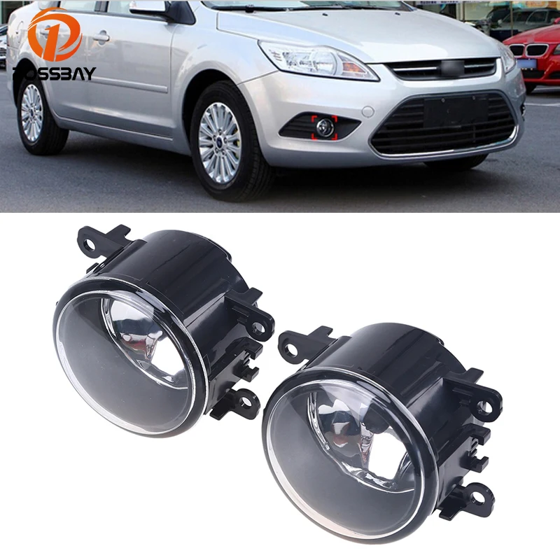 

POSSBAY Amber Fog Lights 12V 55W H11 Fog Lamp for Acura Honda Ford Jaguar Lincoln Subaru Nissan Suzuki Front Driving Lamps