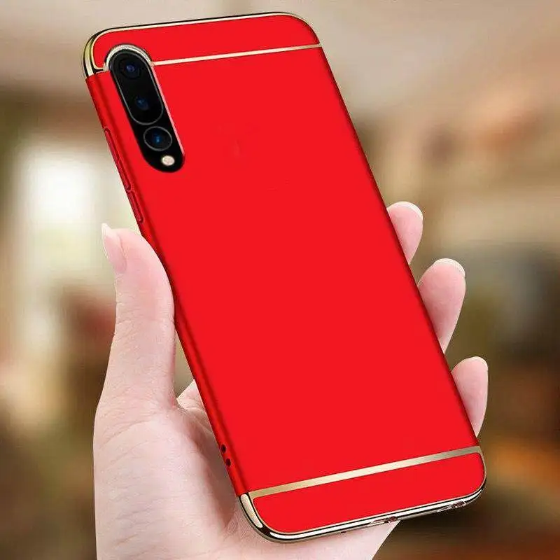 

Чехол для телефона Huawei P20 Pro, роскошный Ультратонкий Твердый чехол 3 в 1