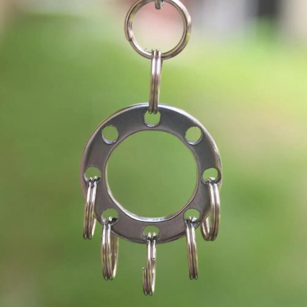 

Многофункциональная Расширительная Пряжка для цепочки с 8 отверстиями для повседневного использования, аксессуары из стали для кемпинга с ...