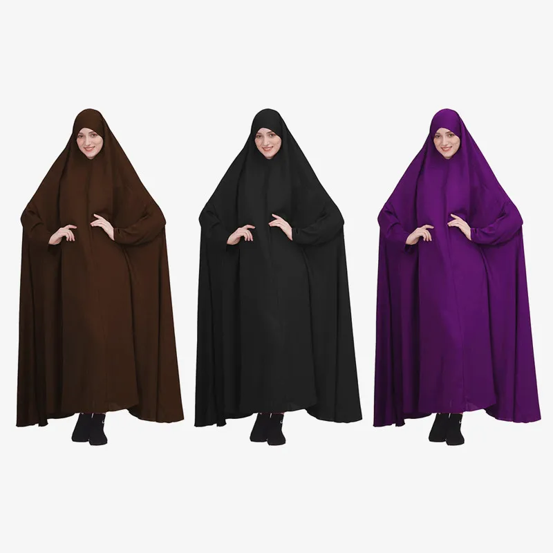 Eid Ramadan Kaftan Abaya Dubai Kimono Turkey Islam Muslim Dress Islamic Woman Prayer Clothes Jilbab Femme Musulman