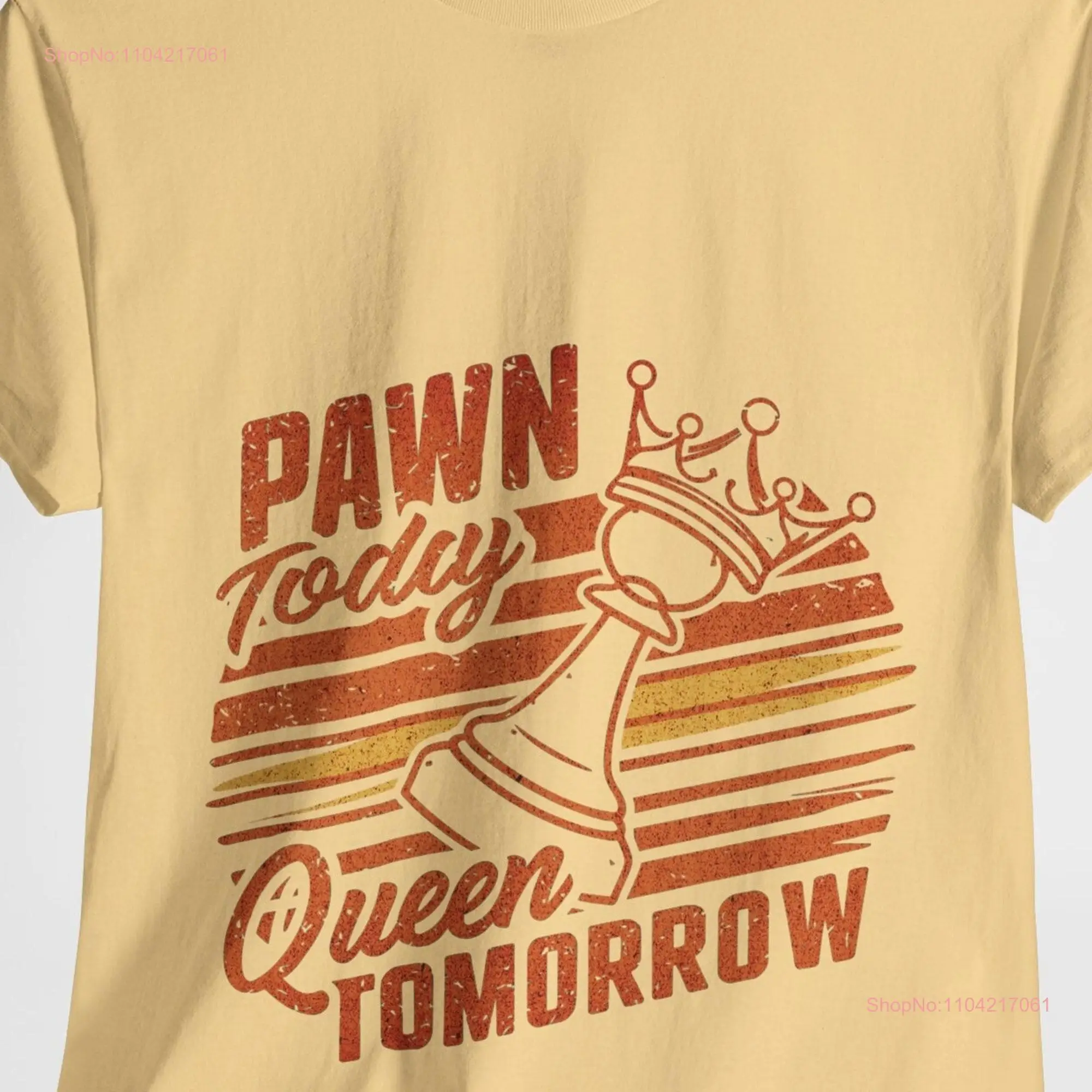 Футболка Pawn Today Queen Tomorrow вдохновленная шахматами для игроков мотивационная