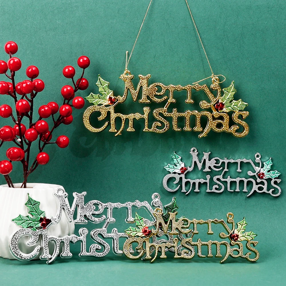 

Подвеска в виде трехмерных букв для рождественской елки