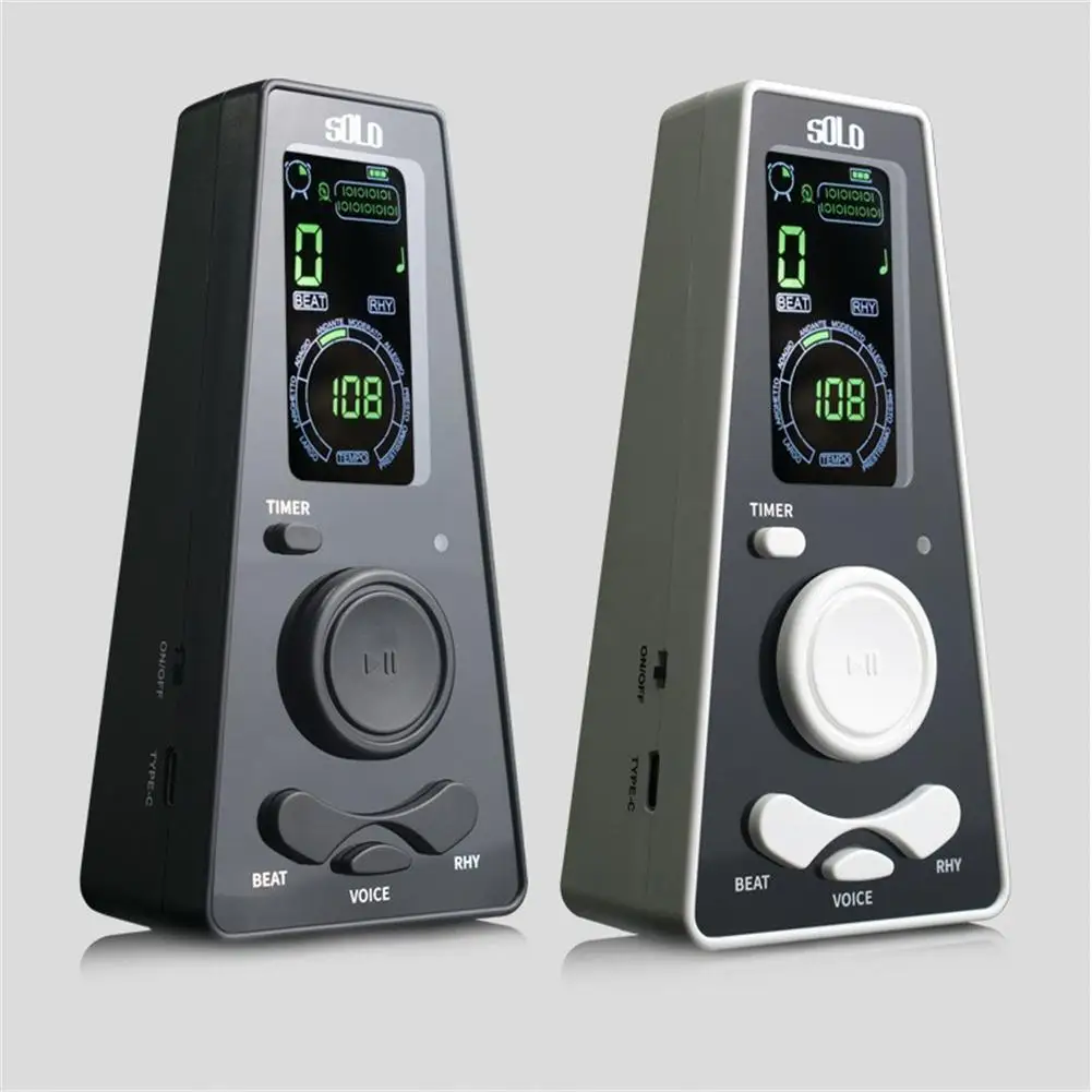 

Electronic Metronome With Timer Volume Tempo Control English Vocal Rhythm Beat Metronome For Piano Guitar Violin Drop Shipping
