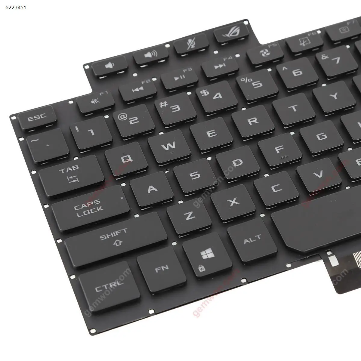 Клавиатура для ноутбука ASUS ROG Zephyrus G14 GA401 GA401U с черной подсветкой - купить по