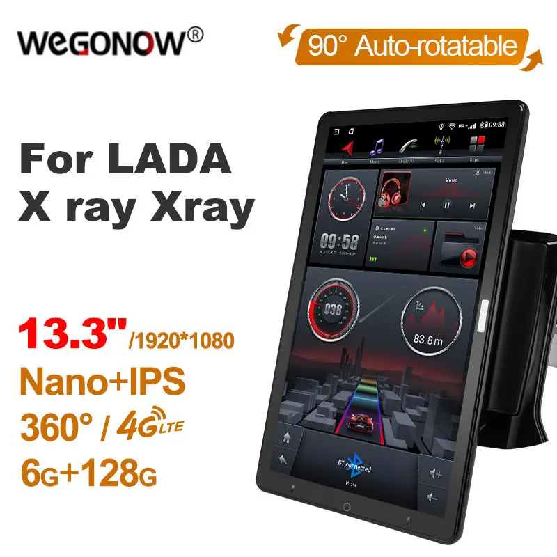 

13.3'' Ownice 1Din Android10.0 Car Radio 360 Panorama for LADA X ray Xray GPS Auto Audio Player SPDIF Rotatable 4G LTE NO DVD