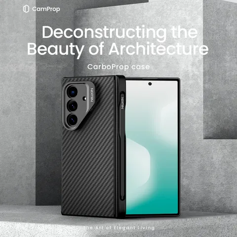 Nillkin для Samsung Galaxy Z Fold 7, складной магнитный защитный чехол с ручкой, арамидное волокно, ТПУ CarboProP, защитный чехол