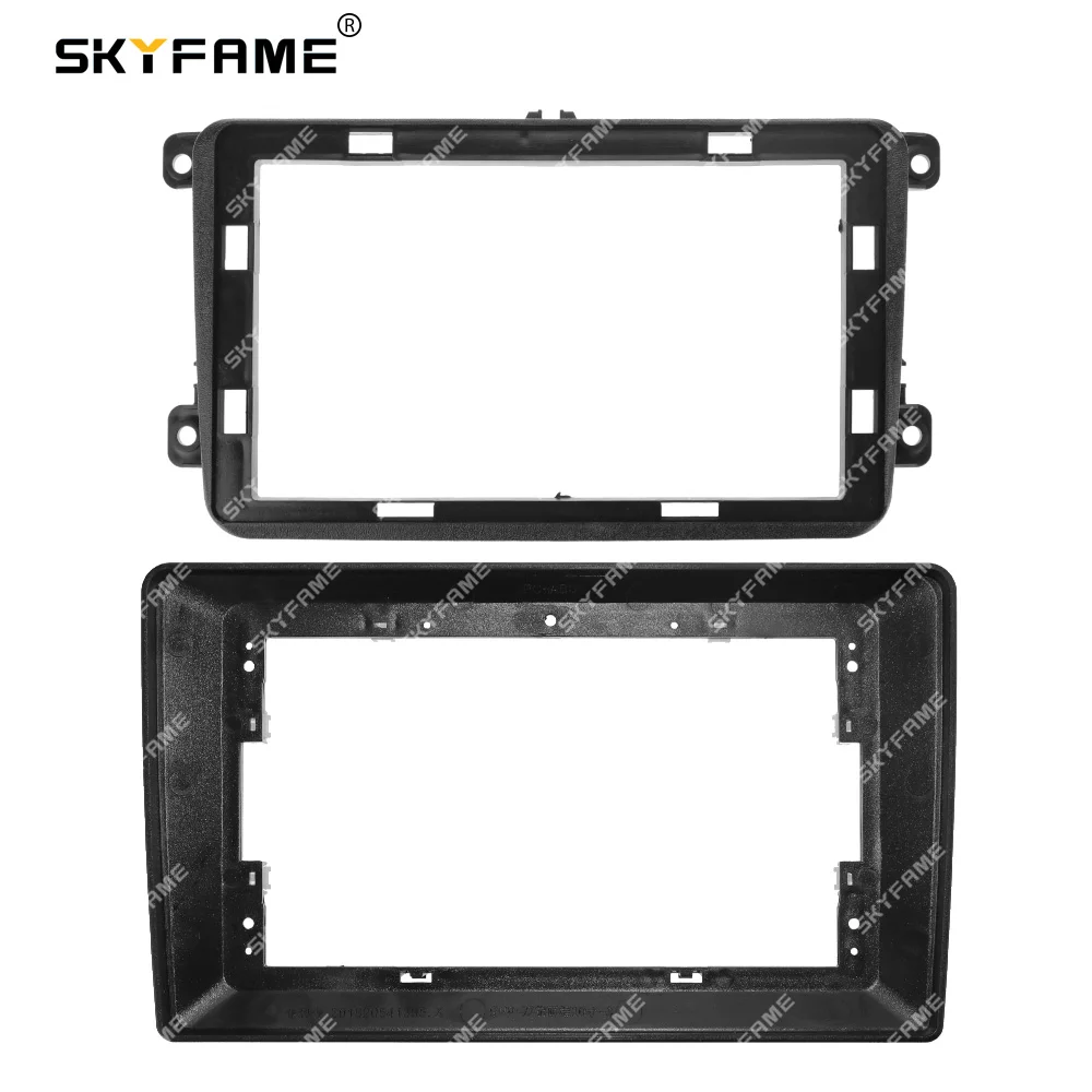 

SKYFAME автомобильная рамка, адаптер для фасции, Android, комплект панели для приборной панели для Volkswagen, универсальный VW Passat Skoda Seat Jetta Caddy