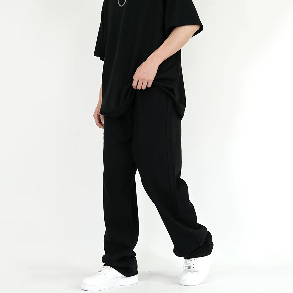 Men's Jeans Men's and Women's Same Smoky Gray Trend Wide-leg Straight Pants Retro Pants Men's Y2K Men Pants Ins Hot Sale Casual