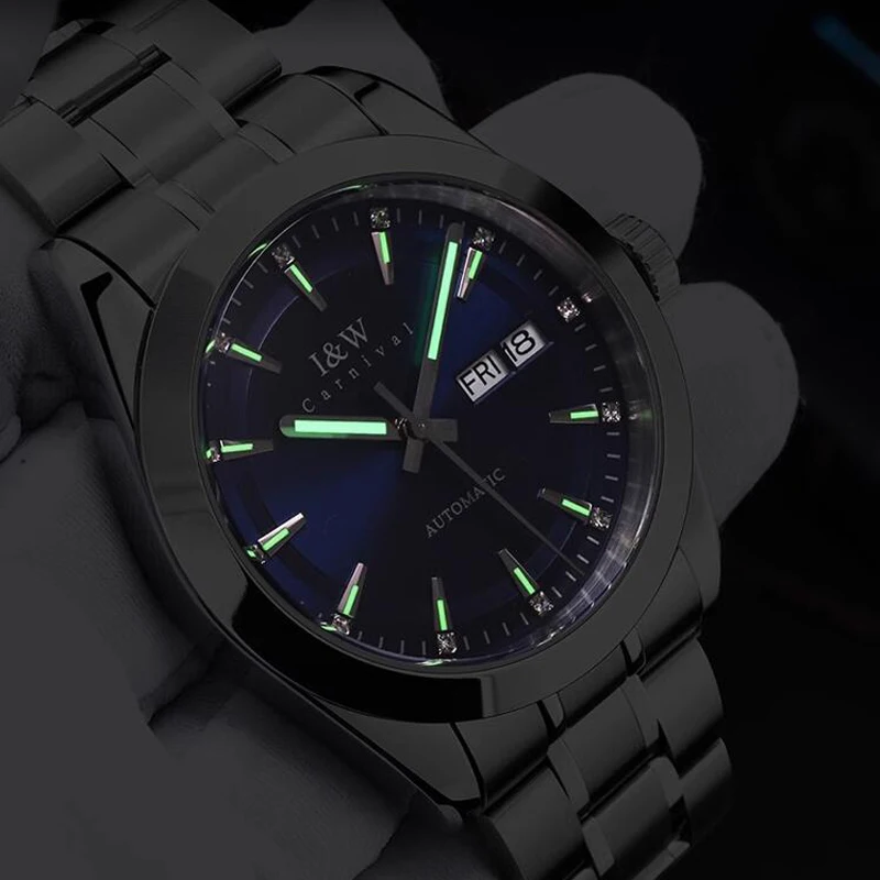 Карнавальный бренд High End IW Series 50 м водонепроницаемые модные механические часы
