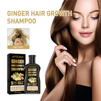 ginger hair shampoo professional hair scalp treatment oil control hair growth dense anti hair loss anti itching 100ml