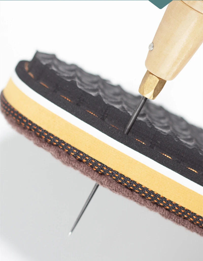 Деревянная конусная ручка для шитья шила ручной инструмент сделай сам