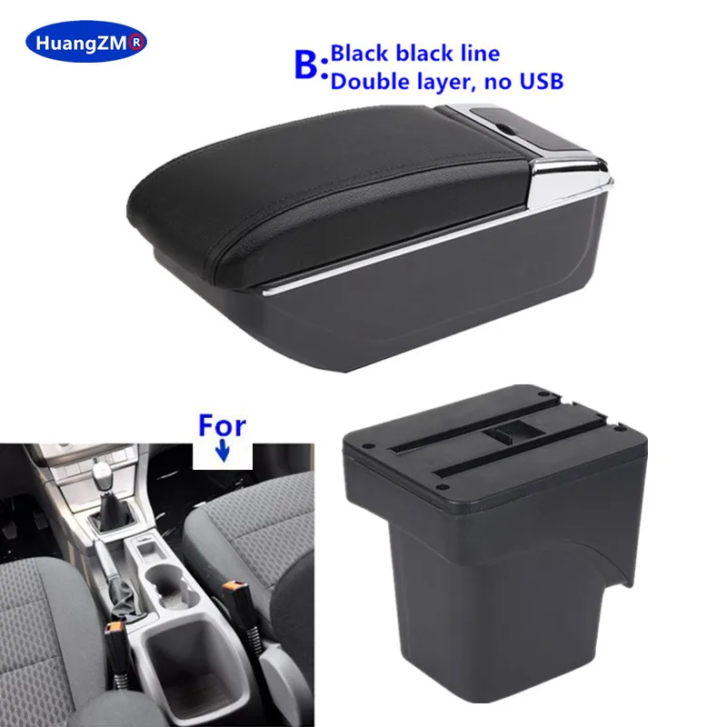 

Ford Focus 2 Mk2: Центральный Подлокотник Из кожи/АБС-пластика С Отсеком Для Хранения, Аксессуары Для Салона Автомобиля