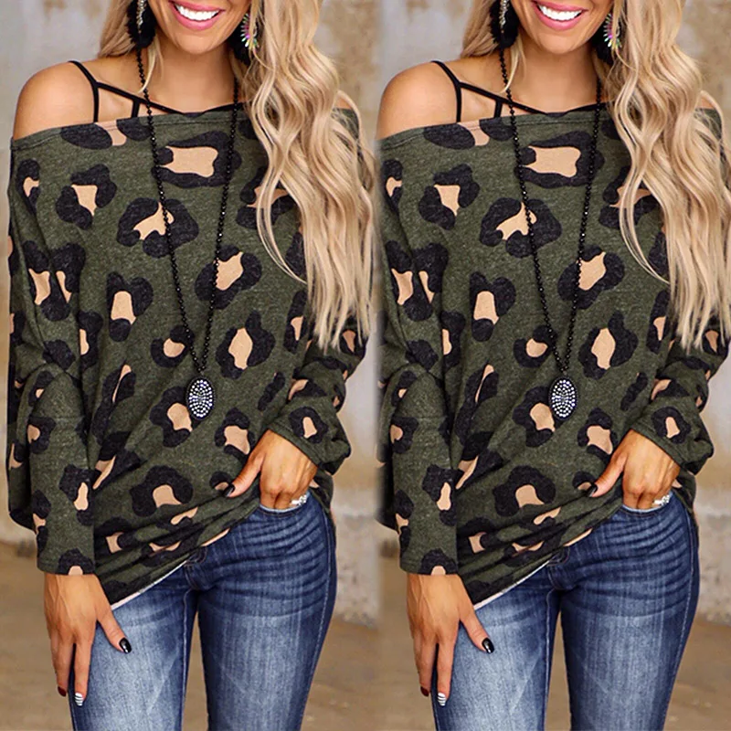

2022 Spring and Autumn New Women's Print Long-sleeved Loose Casual Tops Women Female Office Top