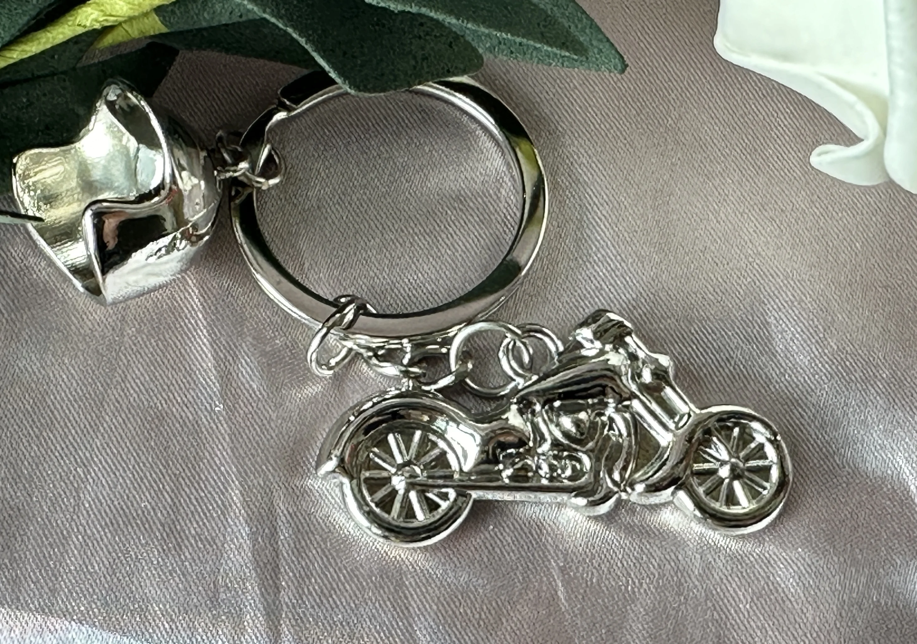 

Брелок для ключей KKAYLEE Бадминтон Серебряный