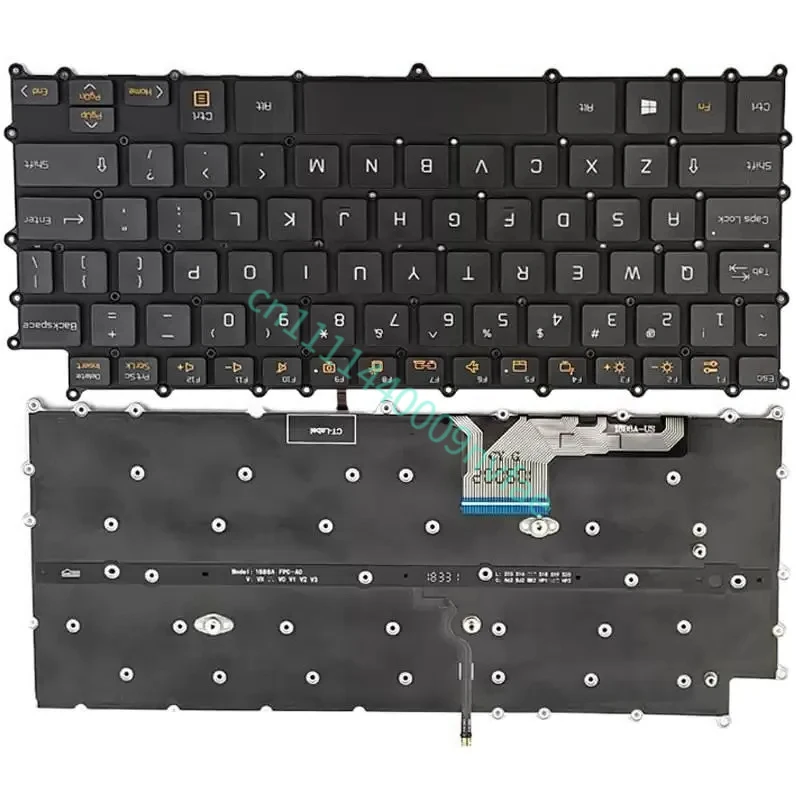 Фото Клавиатура для ноутбуков LG gram 13Z980, 13Z990, 14Z980, 14Z90NB, 14T90N, 14Z95N, 14Z990, 14Z90N с американской раскладкой, 0.3 мм №4
