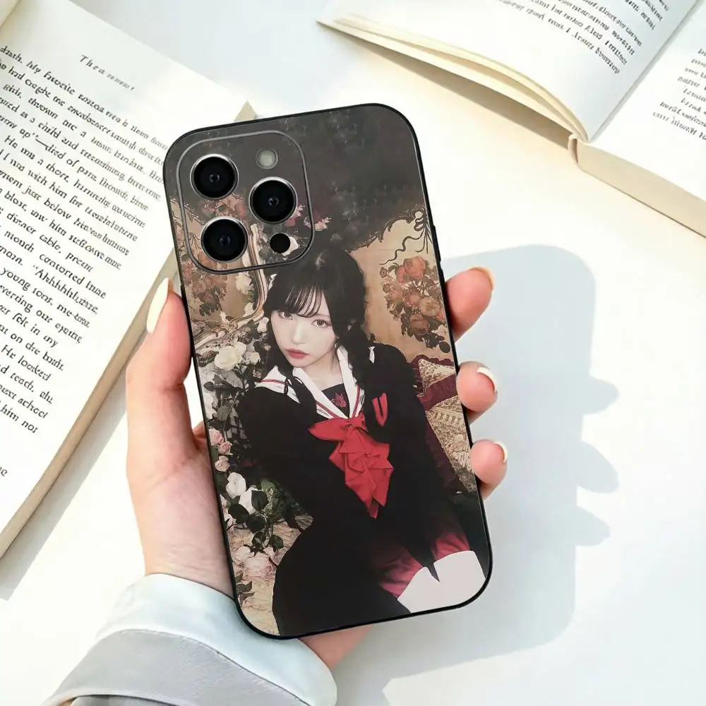 Фото Чехол для телефона Phantom S-Siita Otomodachi для iPhone 17,16,15,14,13,12,11 Plus, Pro Max, XS, мягкий силиконовый черный чехол №2