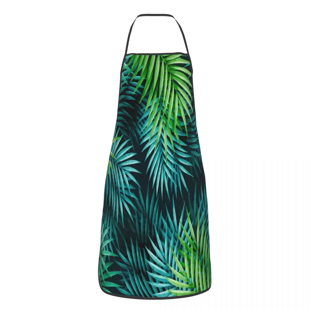 

Exotic Leaves Leaf Apron for Women Men Waterproof Garden Bib Jungle Tropical Green Plant Polyester Household Cleaning Tablier