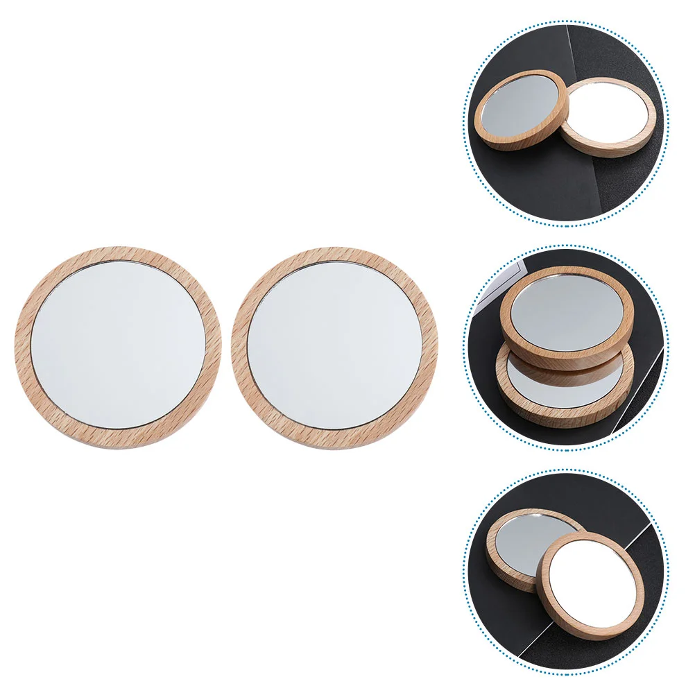 

Mirror Makeup Compact Travel Portable Gifts Daughter Pocket Vanity Purse Round Mirrors Hand Graduation Bathroom Protable
