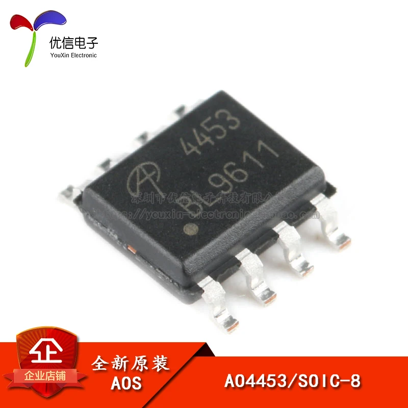 

10pieces Original stock AO4453 SOIC-8 P -12V/-9A MOSFET