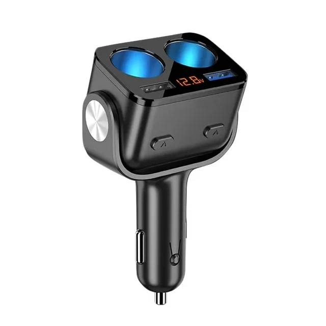Автомобильное зарядное устройство прикуривателя, 12 В, USB-разветвитель QC 3,0, быстрая зарядка, автоматический адаптер питания, разъем для сигар, быстрое зарядное устройство