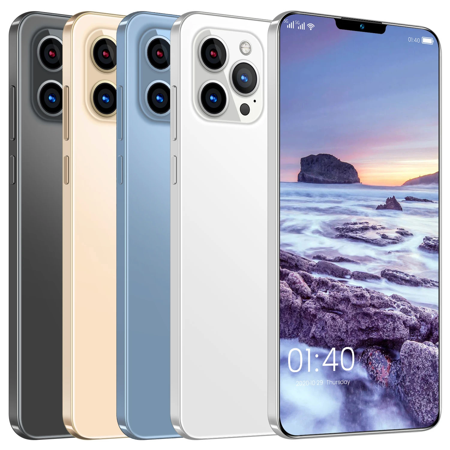 Разблокированный сотовый телефон с двумя SIM-картами i13 Pro Max 6.7 дюйм андроид