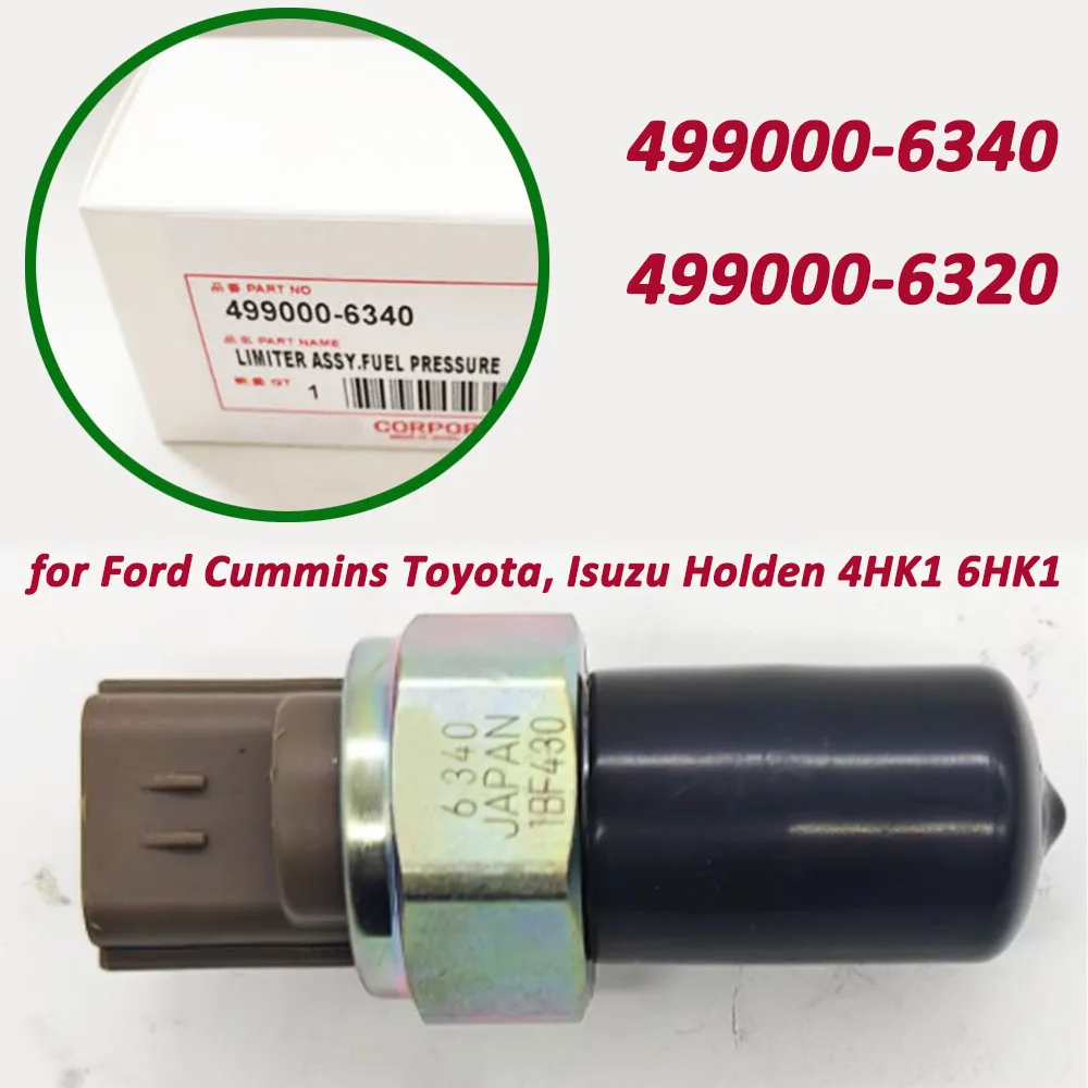 Новый датчик давления топливной рейки 499000-6340 499000-6320 499000-6370 для Toyota Avensis RAV4 Holden 4HK1
