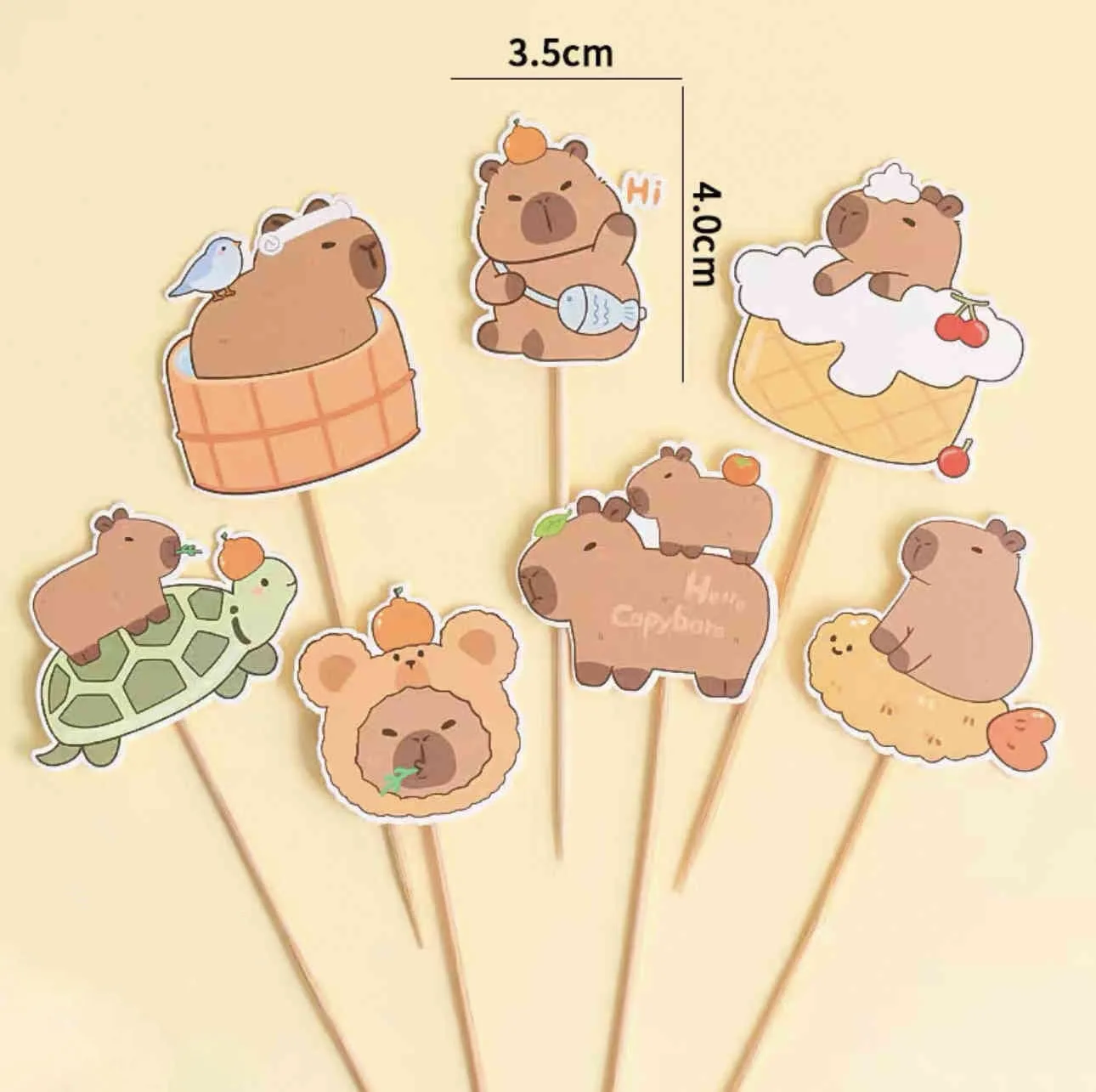 

Фигурка капибары для торта