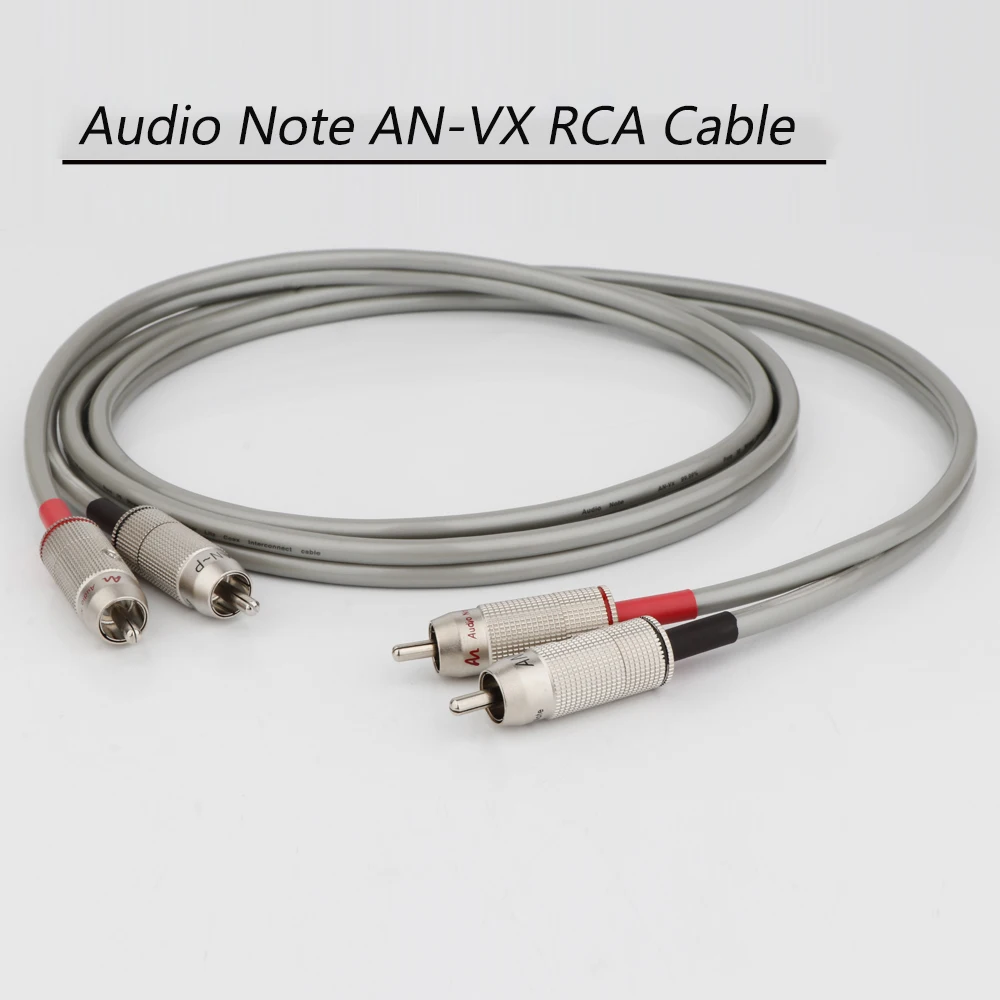 

Hifi Audio Note AN-VX 20 Stand RCA Calbe Pure Silver Interconnect Cable Single Audio Note Extension Cord