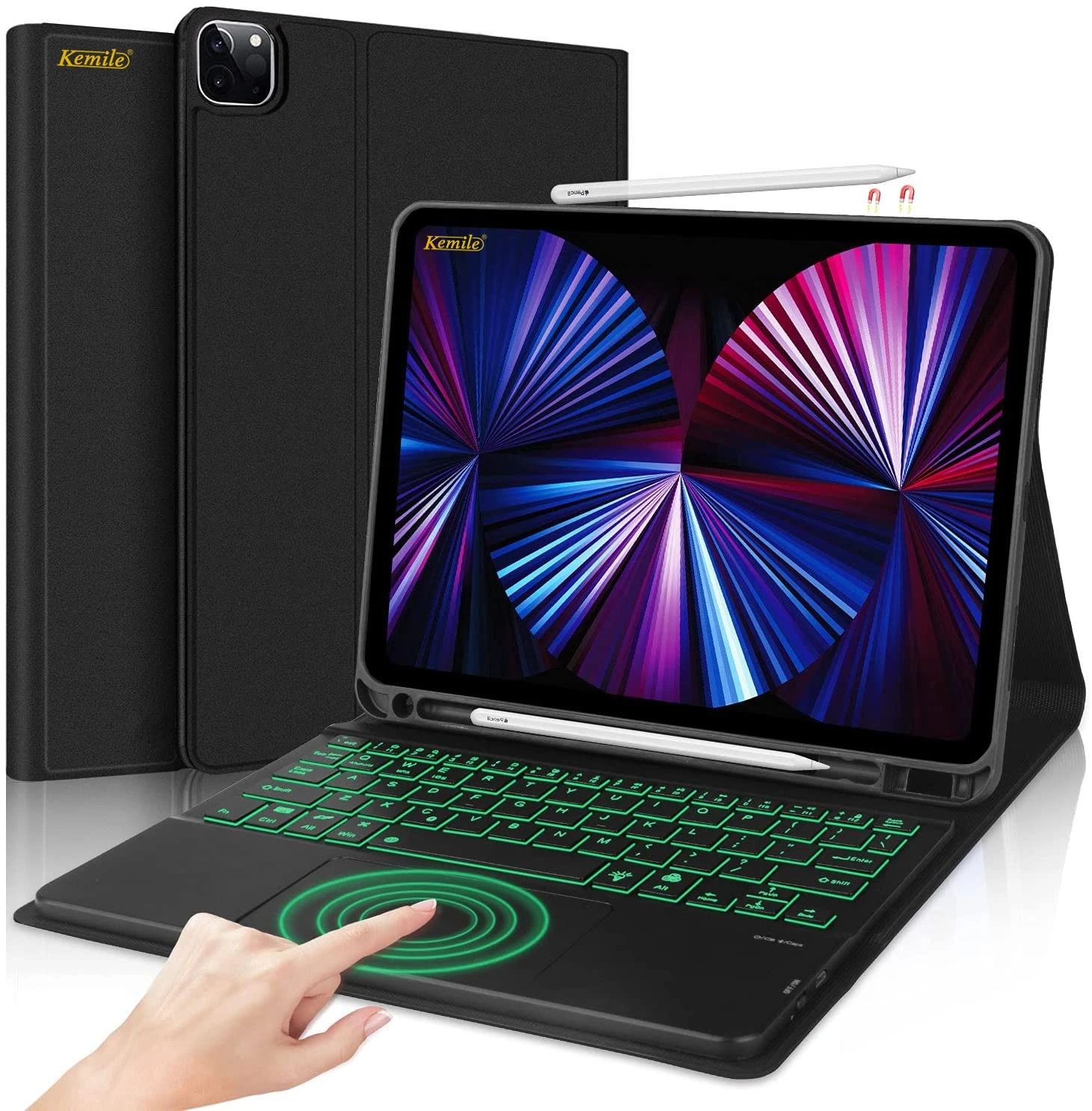 

Сенсорная панель Magic Keyboard для iPad 10,2, чехол для клавиатуры 9th 8th 7th Generation для iPad Air 4 5 10,9 Pro 9,7 10,5 11 2018 2020 2021