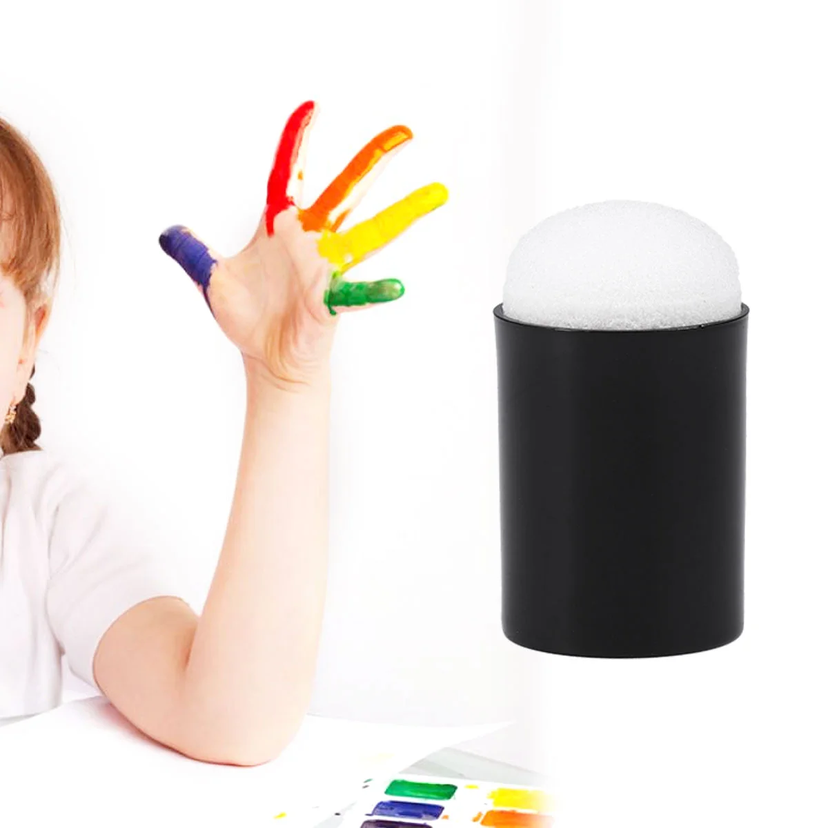 

Sponge Daubers Finger Face Painting Dauber Sponges Stamping Foam Kids Set