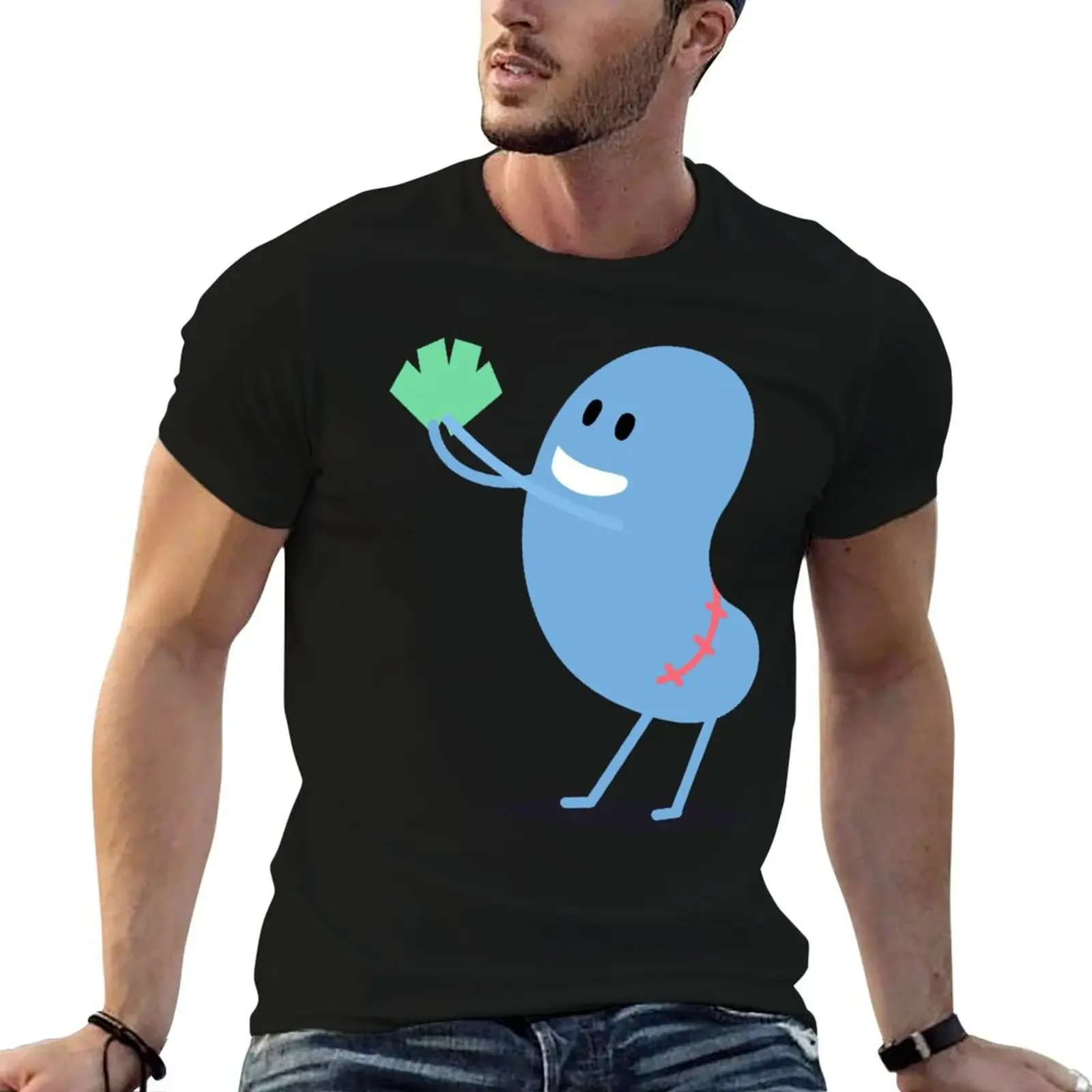 Футболка Dunce_in рубашки с рисунком в стиле аниме набор мужских футболок