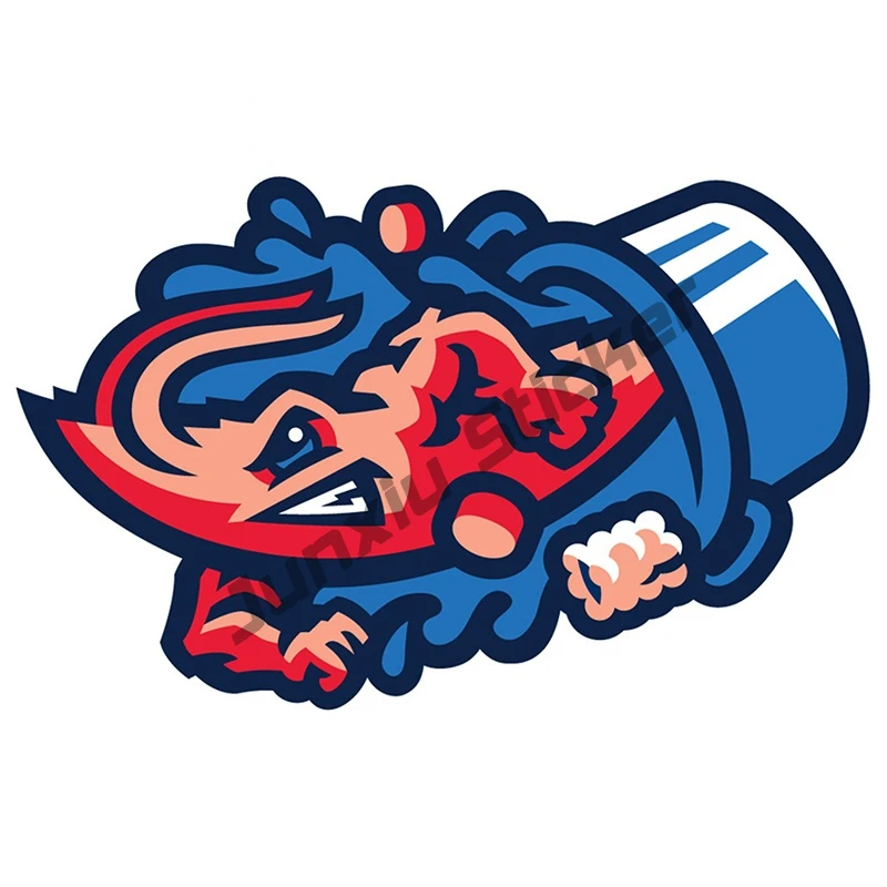 

Shrimp Logo Car Stickers for SUV Bumper Window Camper Scratch-Proof Creative Decals Windshield Waterproof Exterior PVC13x8cm