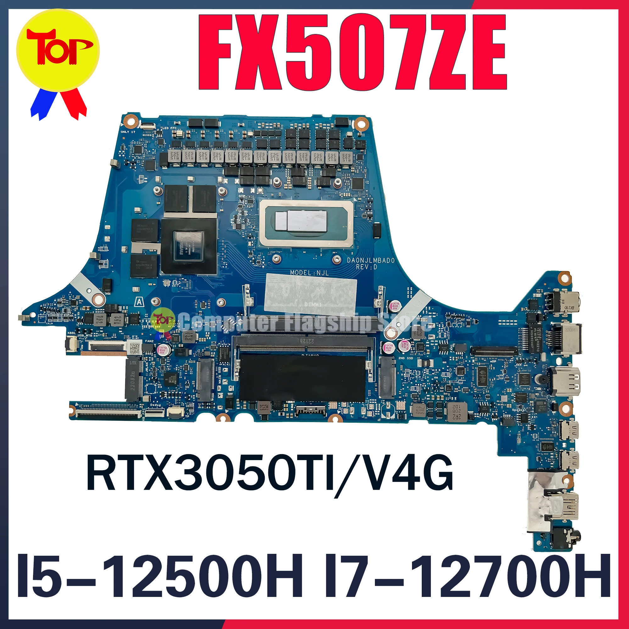 Материнская плата FX507ZE для ноутбука ASUS TUF Gaming F15(2022) FX507Z FX507ZC Φ RTX3050TI/V4G материнская плата
