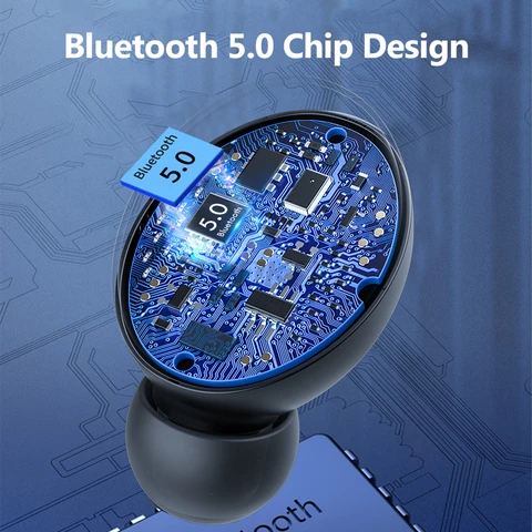 TWS-стереонаушники F9 водонепроницаемые с микрофоном и поддержкой Bluetooth