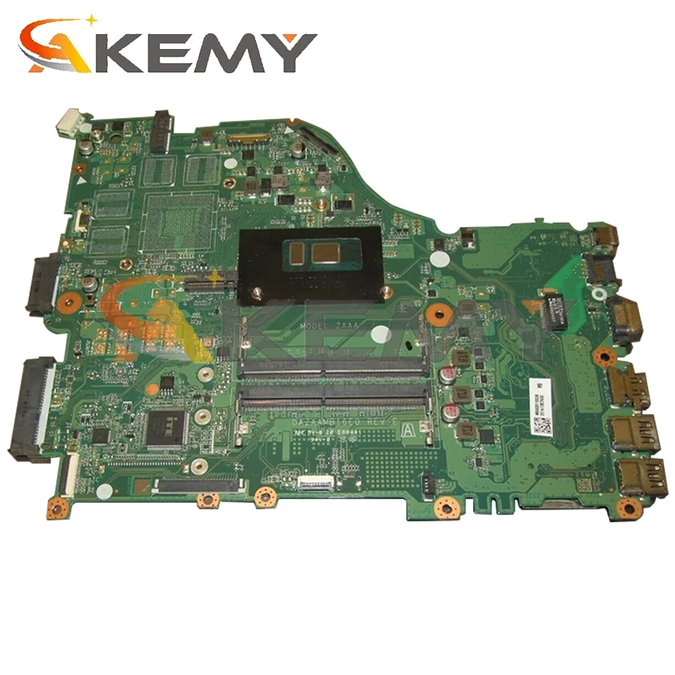Оригинальная материнская плата для ноутбука ACER E5-575G E5-575 ZAA X32 DAZAAMB16E0 MB с Φ DDR4 100%
