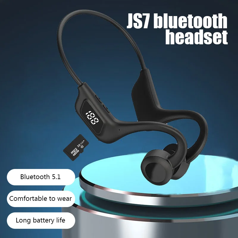 Original JS7 Bone Conduction Fone Bluetooth Earphones Wireless Headphones with Mic Air Pro Earbuds Wireless Bluetooth Headset enlarge