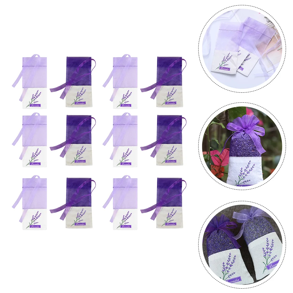 

Lavender Sachet Emptysachetscloset Drawers Dried Pouches Gift Party Favor Scent Small Gauze Freshener Wedding Biodegradable