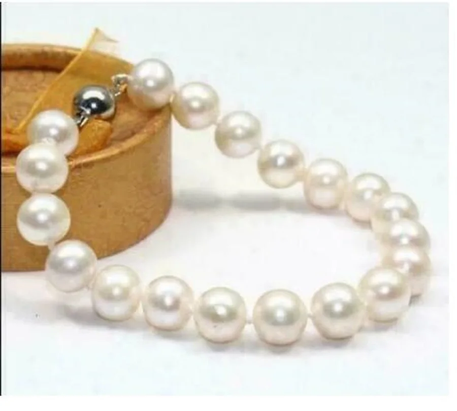 

Большой натуральный жемчужный браслет AAA 10-11 мм, 8 дюймов