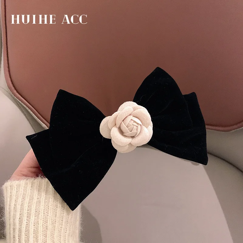 

Fabric Flower Bowknot Hairpin, Japanese And Korean Style, Lovely, Sweet Simple Temperament, Hairpin Is Versatile