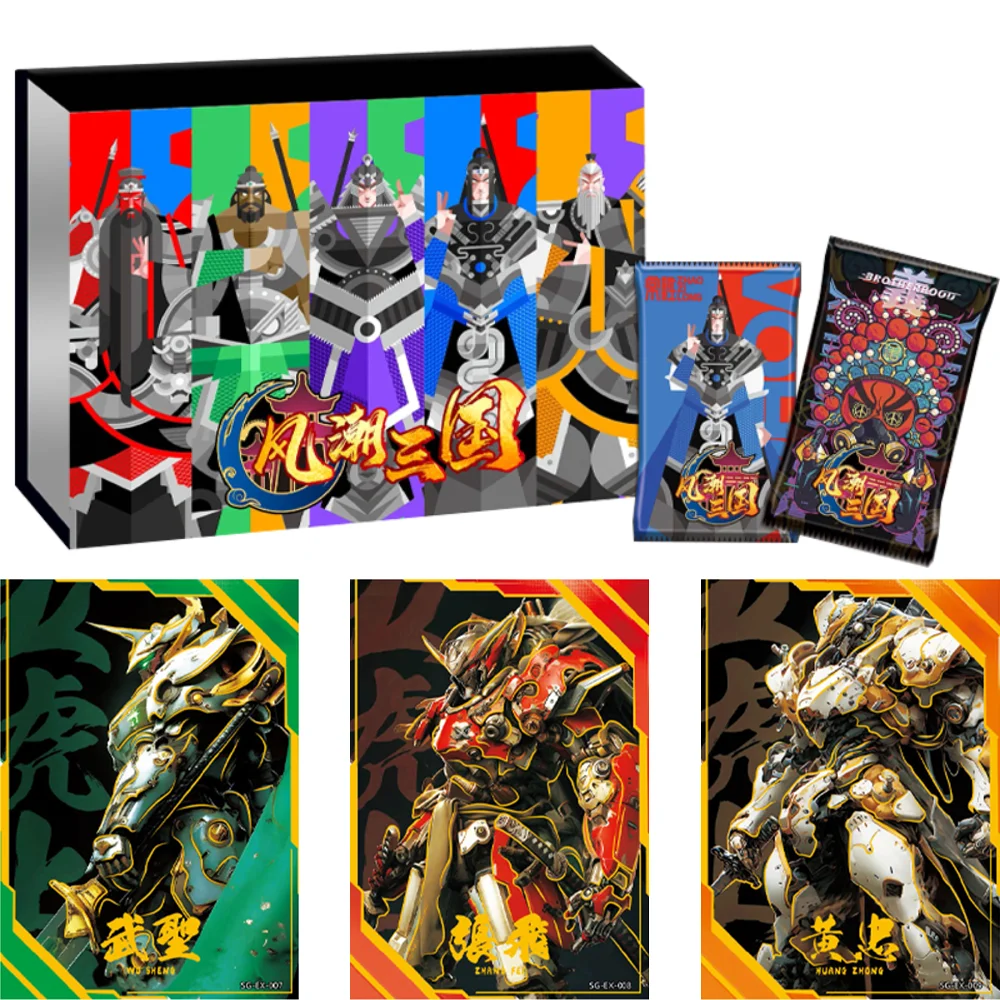 

Genuine Limited Three Kingdoms Cards MAX UR SP Liu Bei Guan Yu Zhang Fei Anime Movie Bronzing 3D Rare Collection Card Gifts Toys