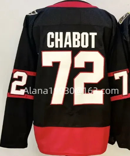 Изготовленные на заказ трикотажные изделия нового стиля Brady Tkachuk Thomas Chabot Tim Stutzle