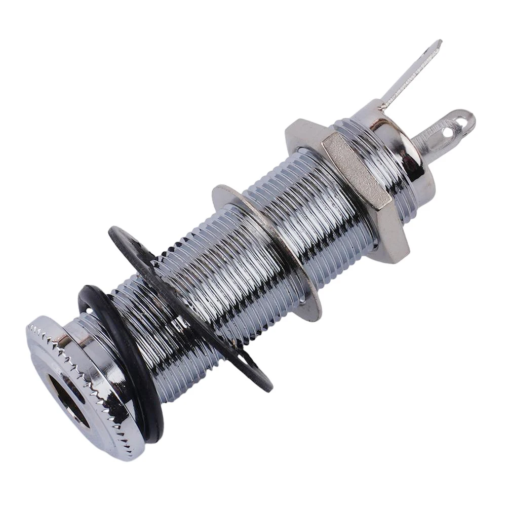 

Electric Guitar Bass Parts 6.35mm Stereo Output Input 1/4 Inch Jack Socket Plug High Sensitivity Anti-noisy Guitar Jack