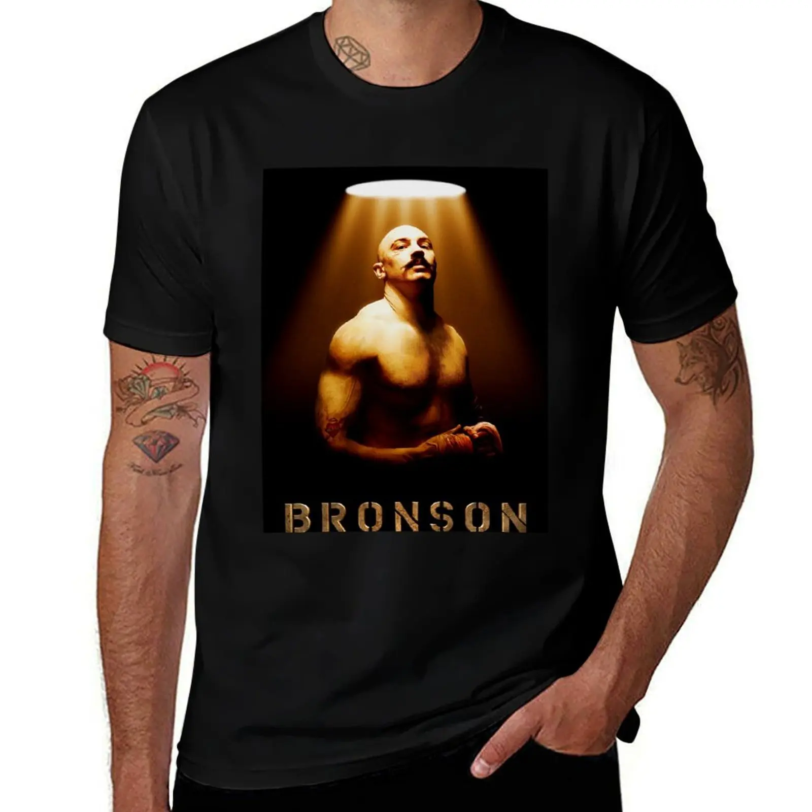 Фото Футболка BRONSON, устойчивая к пятнам, повседневная. №1