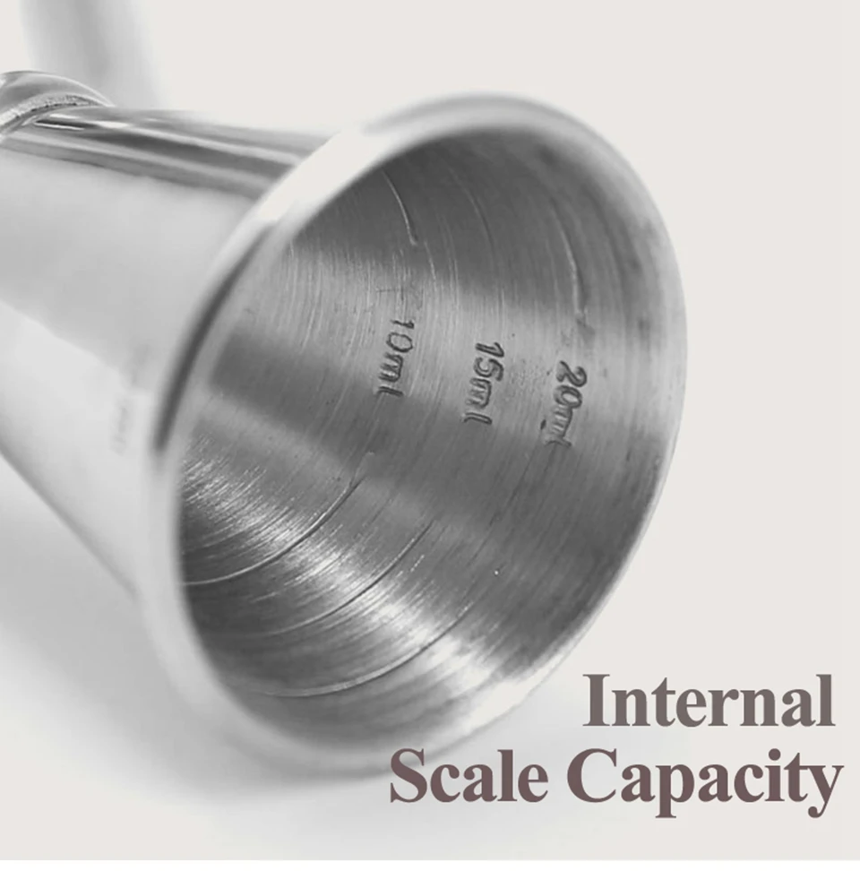 Коктейльный шейкер из нержавеющей стали чашка для измерения двойной выстрел