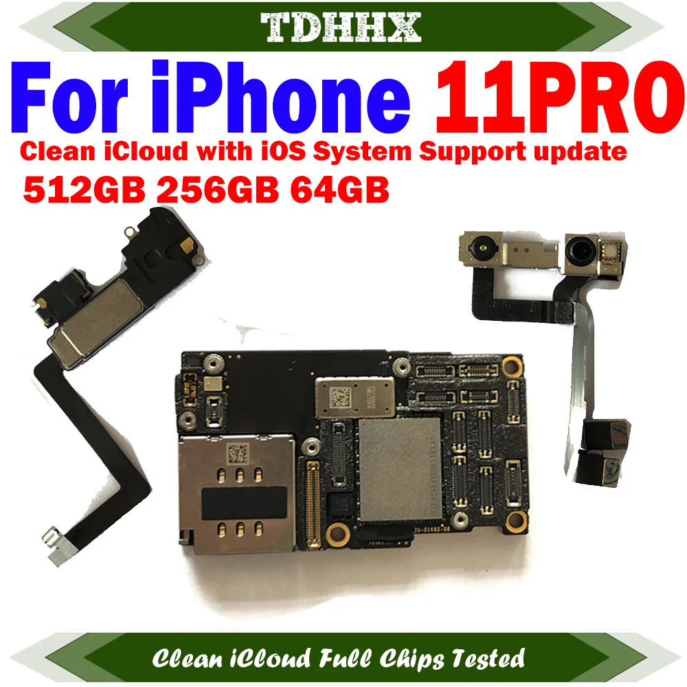Материнская плата для iPhone 11 Pro материнская с чистым облаком 64 ГБ полный чип 256