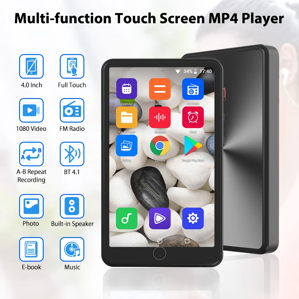 Deelife Android MP4 Player Bluetooth WiFi MP3 Music Play Touch MP 4 images - 6