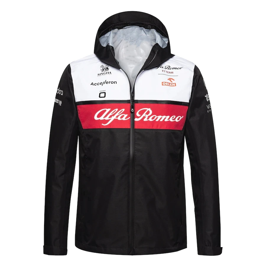 

2022 New Hot Selling F1 Formula One Alfa Romeo Team Zip Hoodie Lucky Clover Logo Men's and Women's Casual Sports Jacket