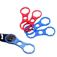 bike mountain front fork shoulder cover wrench absorber repair removal tool xcmxcrxctrst tool aluminum alloy bluered