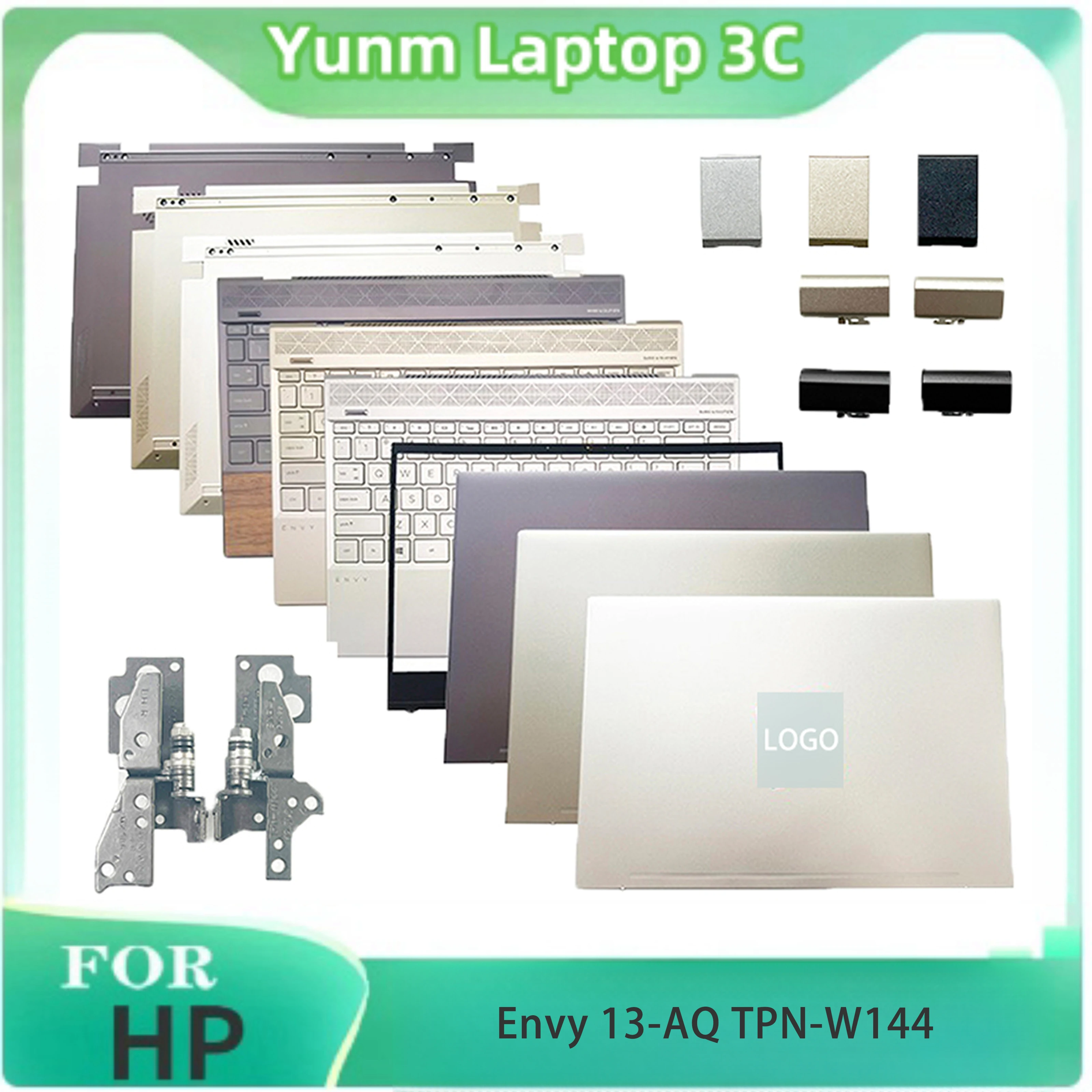 Новинка для HP Envy 13-AQ TPN-W144 ЖК-дисплей задняя крышка петли передняя панель