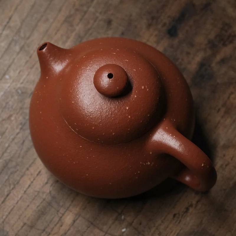 

Jianghu Teahouse Pear Peel, Red Mud, Wen Dan Pot, Yixing Raw Mine, Handmade Purple Clay Western Shi Traditional Practical T